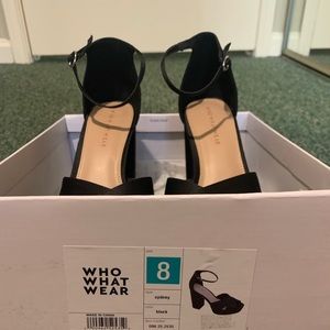 Who What Wear Black Heels